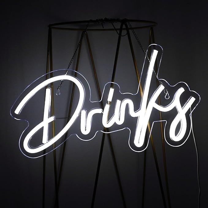 Looklight Drinks Neon Sign, Bar Neon Sign, Neon Signs - Image 4