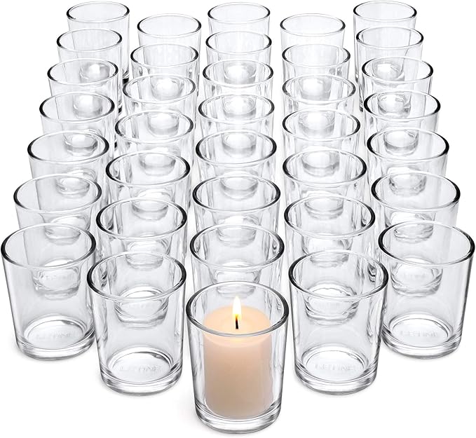 LETINE 72-Pack Votive Candle Holders Designed by LETINE