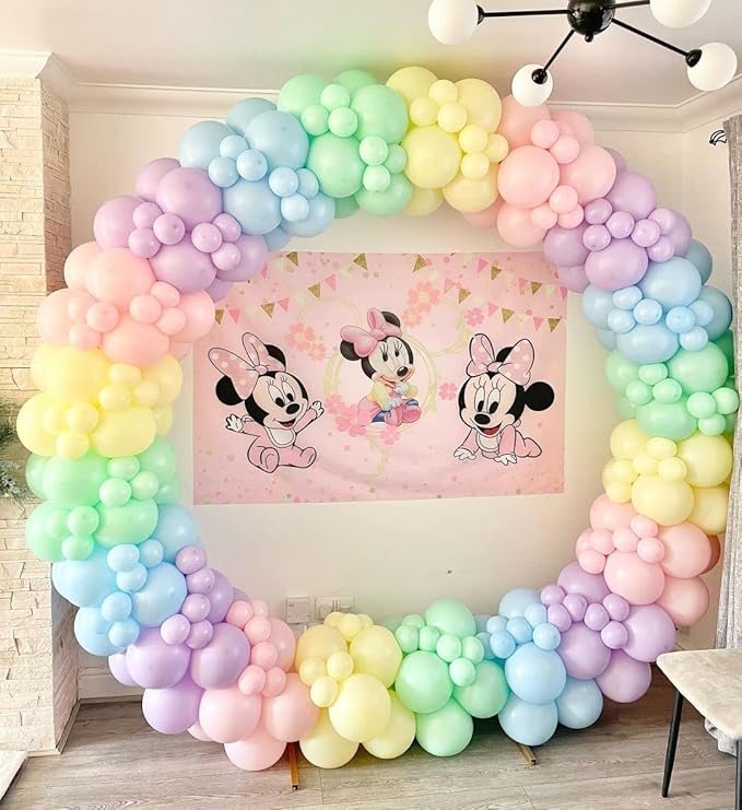 Bezente Pastel Balloons Latex Party Balloons, 100 Pack 12 inch Round Helium - Image 9