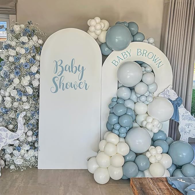 Dusty Blue Balloons - Image 6