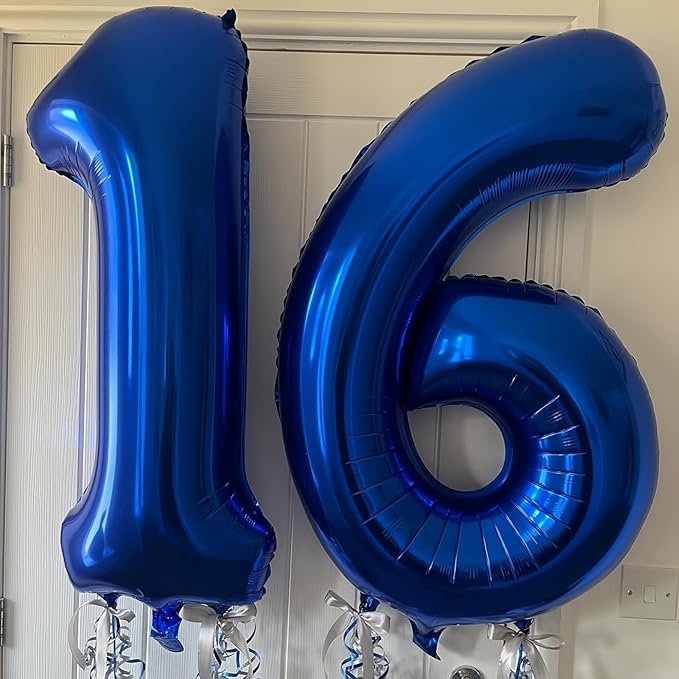 Navy Blue 3 Balloon Number, 40 Inch Number 3 Balloon Big Dark Blue 3 Foil Mylar - Image 6