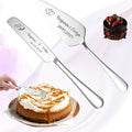 Custom Wedding Cake Knife and Server Set, Personalised Cake Serving Kit by Unknown