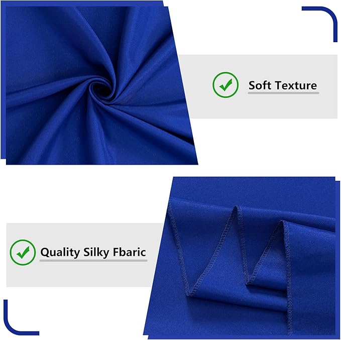 10ft x 10ft Royal Blue Backdrop Curtains - Image 6