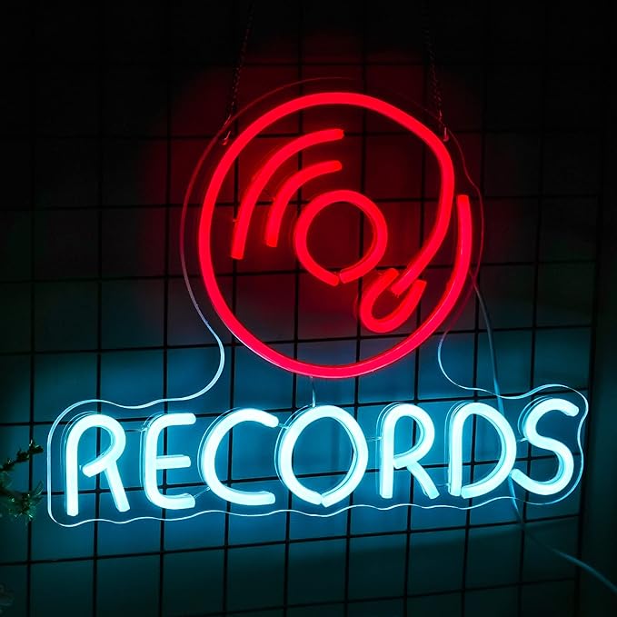 Vinyl Records Neon Sign, Neon Lights - Image 2