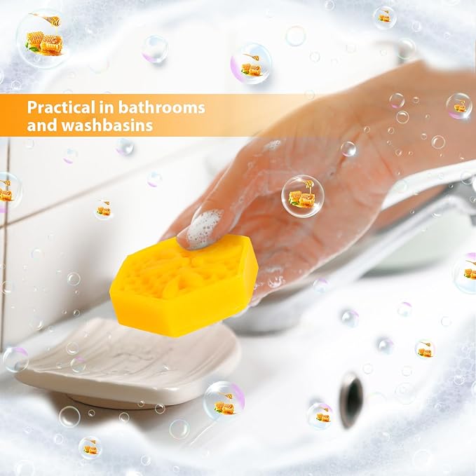 Demissle 50 Set Bee Themed Baby Shower Favors Including Honeycomb Soap - Image 6