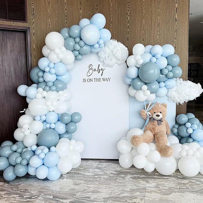 Dusty Blue Balloons - Image 4