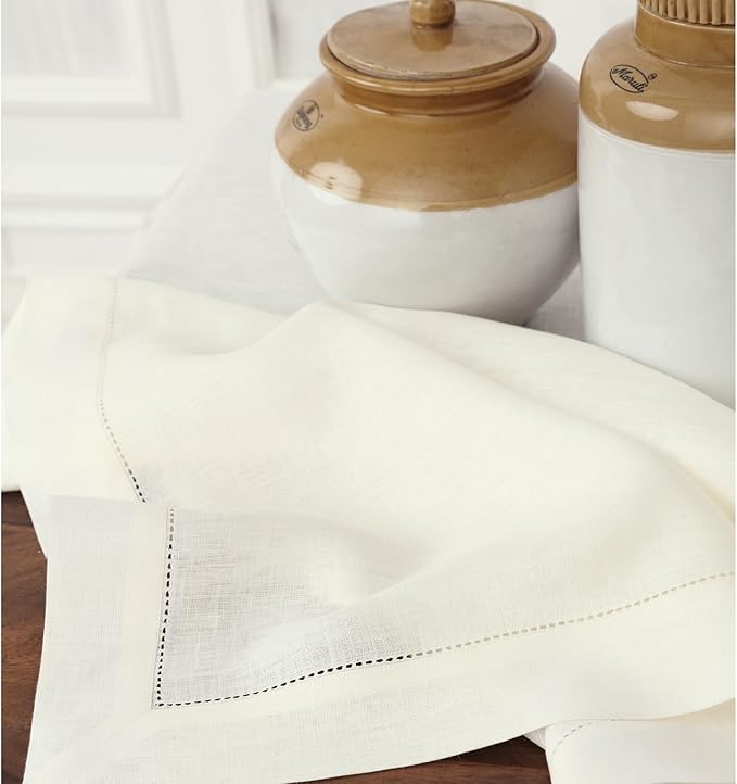 Solino Home Linen Ivory Table Runner 90 Inches Long - Image 9