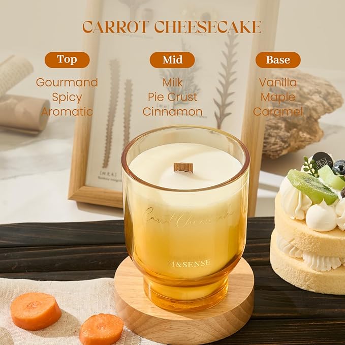 M&SENSE 16.6oz Natural Soy Large Jar Candle - Image 3