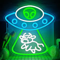 Alien Neon Sign Dimmable UFO Neon Signs by zikdhf