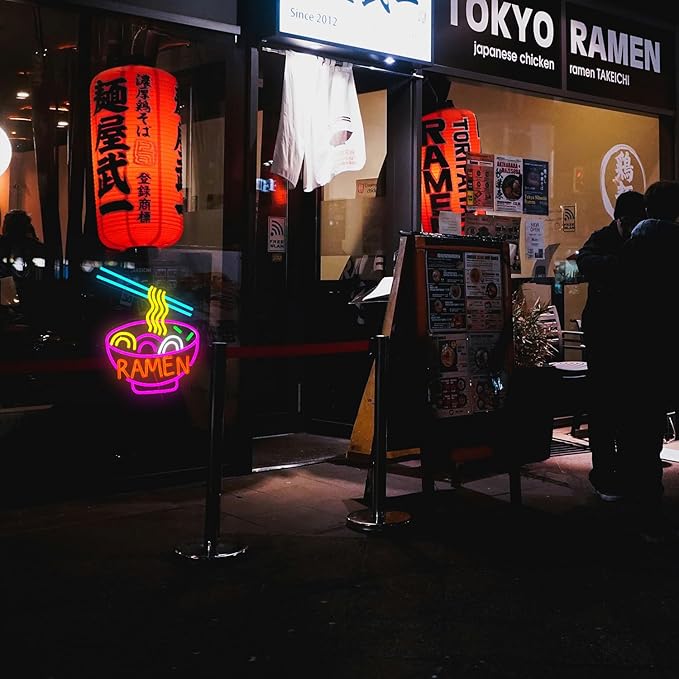 Ramen Neon Sign Dimmable LED Ramen Neon Light - Image 7