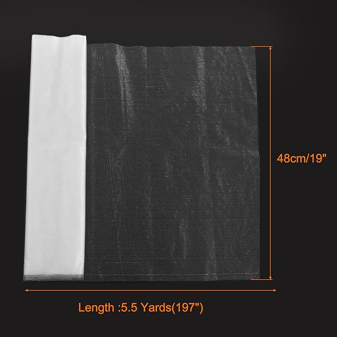 uxcell 19" by 5.5 Yard Tulle Fabric Backdrop Curtains - Image 2