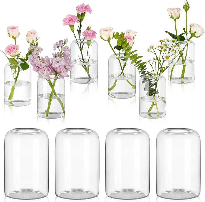 Small Glass Flower Vases by Unknown
