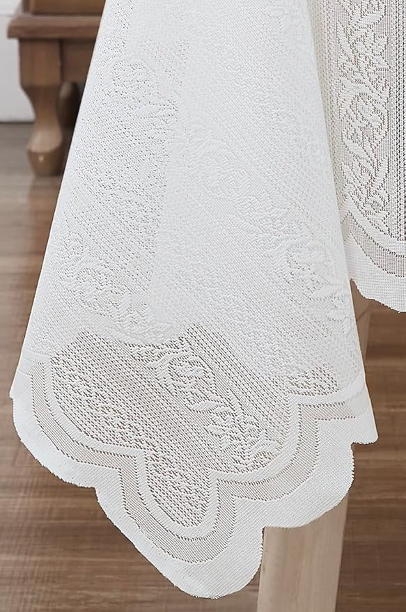 LinenZone Lace Round Tablecloth - Image 4