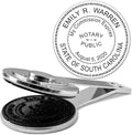 MaxMark Insert Only for Notary Seal Round Desk Embosser for South Carolina State by Maxmark