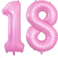 GOER Number 18 Balloons for 18th Birthday Sweet 18 Party Decorations, 42 Inch by GOER