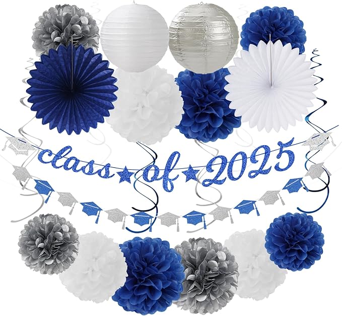 2025 Blue Class-Congratulations Prom Graduation Party-Decorations by Unknown