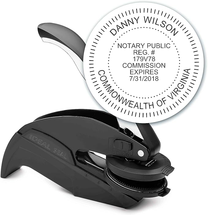 MaxMark Notary Seal Round Embosser by Maxmark