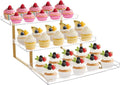 3 Tier Serving Tray Set for Entertaining, Acrylic Wedding Dessert Table Display by Unknown