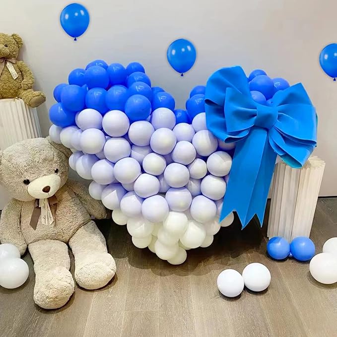 KAWKALSH 200pcs Dark Blue Balloons 5 Inch, Small Mini Latex Balloons - Image 4