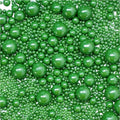 Edible Pearl Sugar Sprinkles Christmas Green Candy Mixing Size Baking Edible by Senchanting