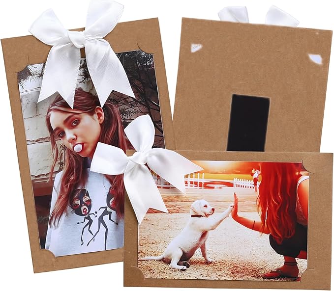 50 Pack 4x6 Magnetic Picture Frames by Meonua