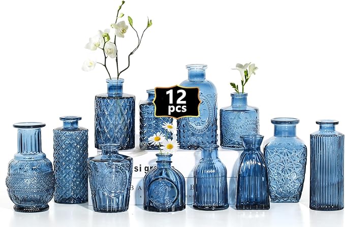 Mini Bud Vases As Wedding Centerpieces by Zipper