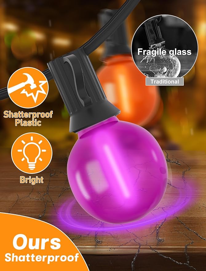 25ft Halloween String Lights Outdoor - Image 5