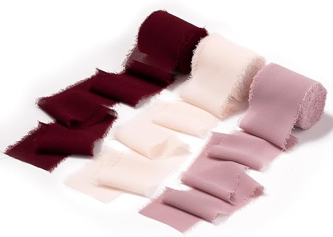 DORIS HOME 2" x21Yd Chiffon Ribbon by DorisHome