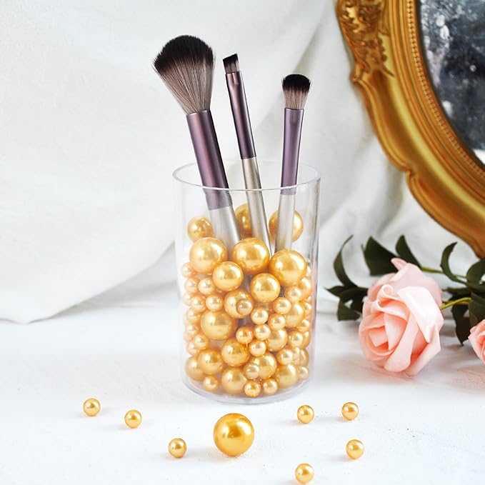 520Pcs Gold Beads for Centerpieces Decor, Artifical Pearls Vase Filler - Image 5