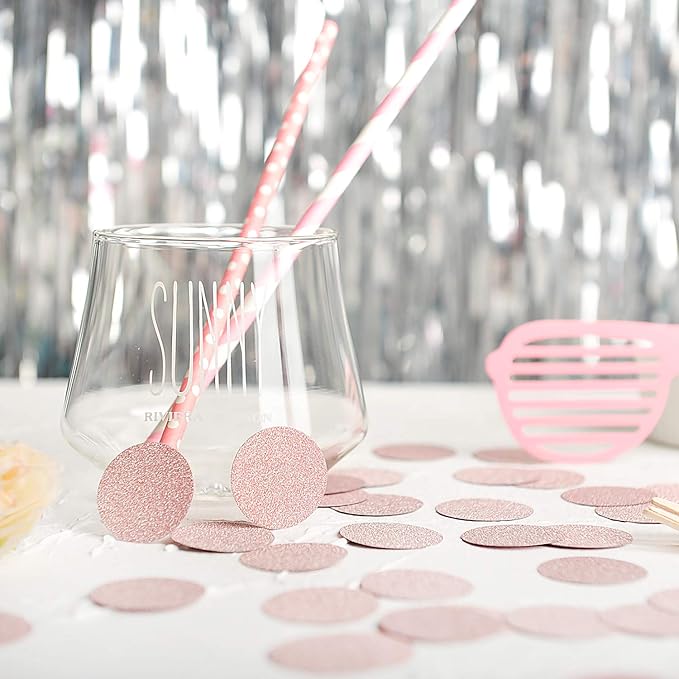 Glitter Confetti Circle Dots for Table Wedding Birthday Party Decoration - Image 4