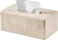 Natural Travertine Textures Tissue Box Cover Rectangular by Polytree