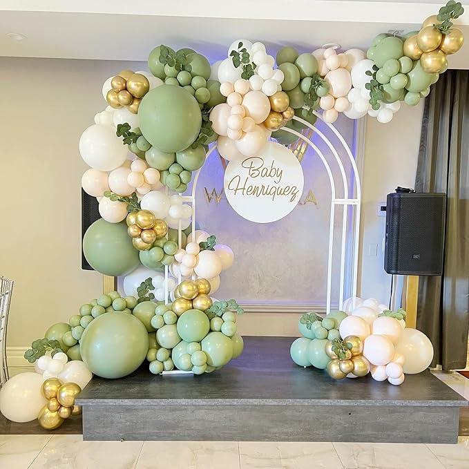 Bezente Sage Green Giant Balloons 36 Inch - Image 8