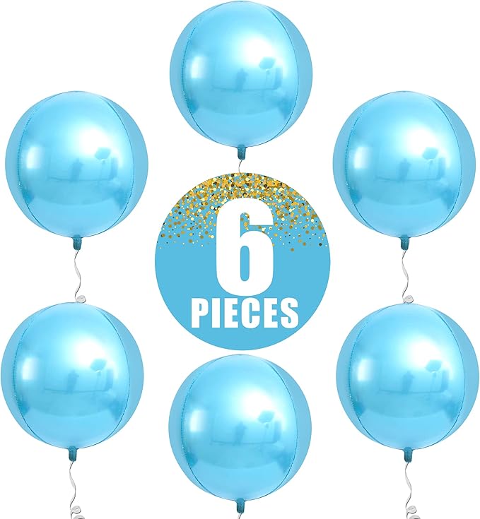 KatchOn, Light Blue Foil Balloons - Image 8