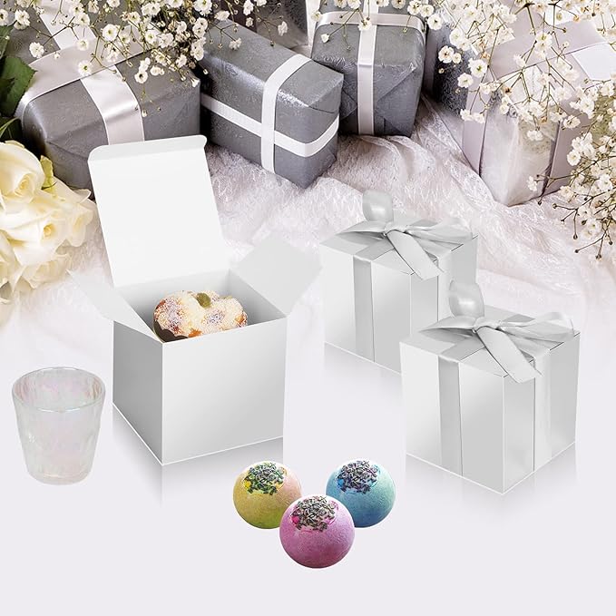 50 Pack Small Gift Boxes, Cupcake Boxes, Candy Boxes - Image 3