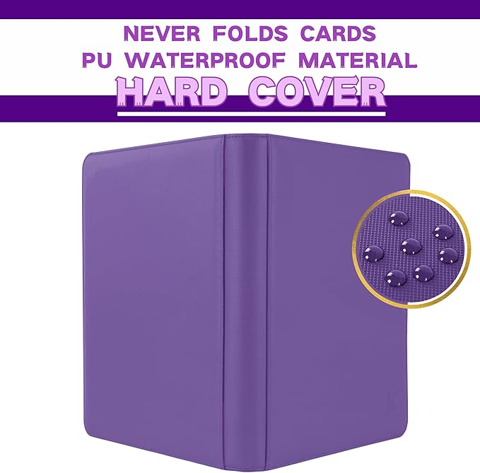 1000+ Pockets Trading Card Binder, 16-Pocket Card Ablum Compatible - Image 4