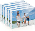 4x6 Acrylic Picture Frame 5 Pack, 20mm Thick Magnetic Double Sided Display 20% by ATZYmolin