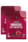 FGO Organic Hibiscus Flowers, Cut and Sifted Loose Tea, 16 Ounce Bulk by FGO