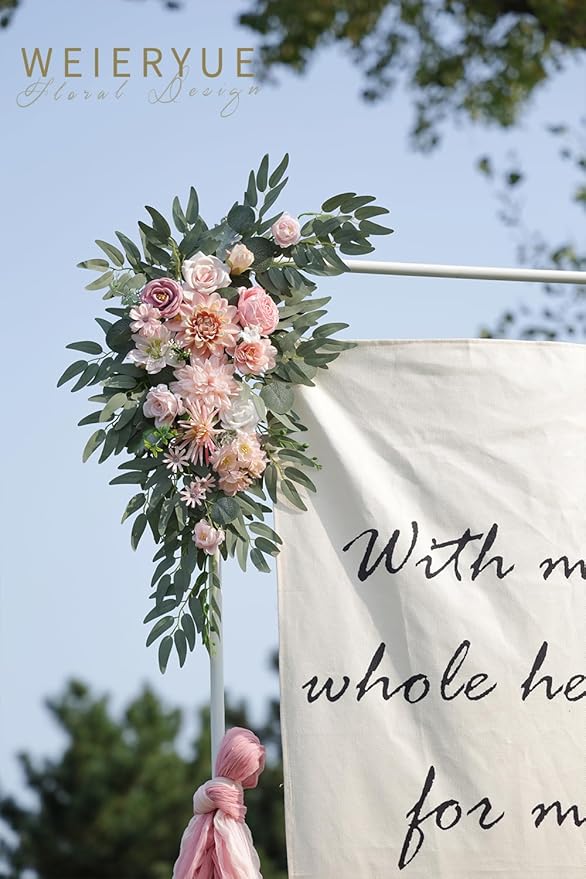 Artificial Wedding Arch Flowers Kit - Image 4
