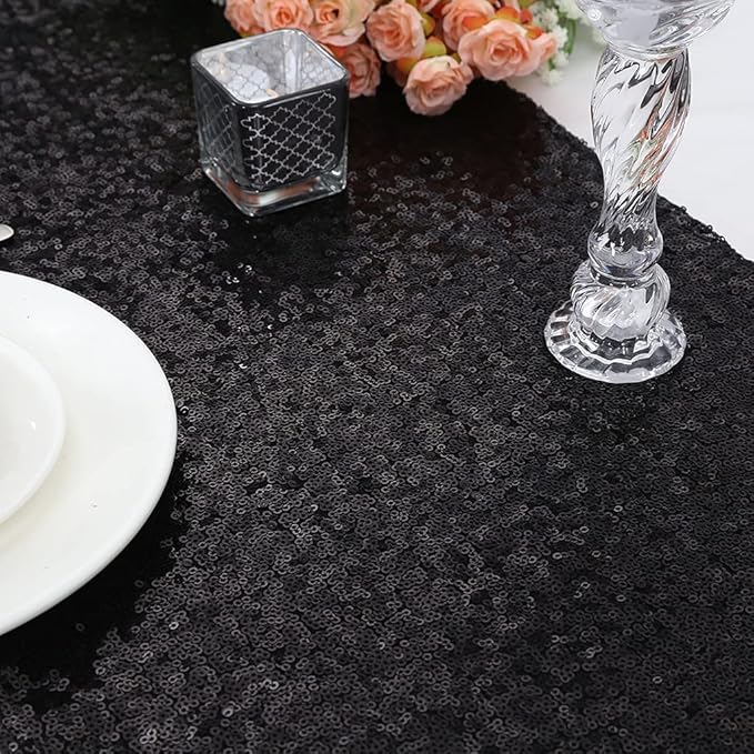 Eternal Beauty Black Table Runner - Image 5