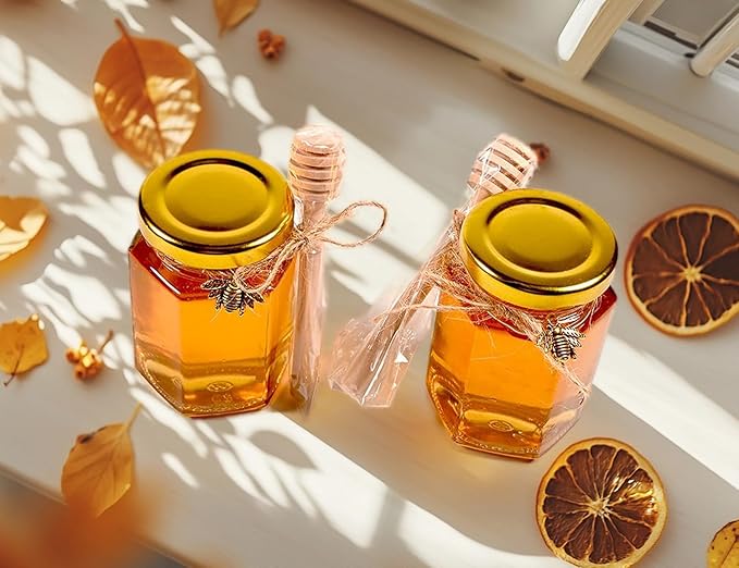 Adabocute 4oz Hexagonal Honey Jars - Image 4