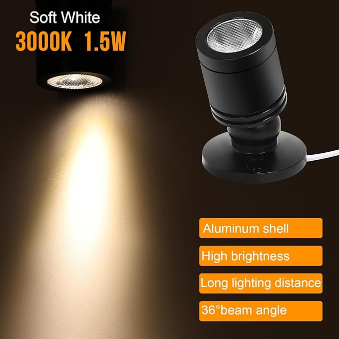 Taysing LED Spot Light Indoor Little Mini Spotlight Accent Lights - Image 2
