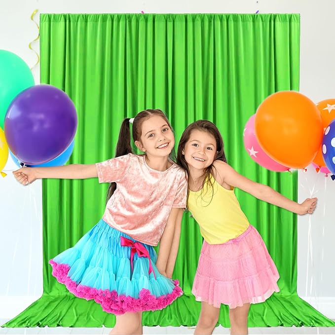 10ft x 10ft Emerald Green Backdrop Curtains - Image 6
