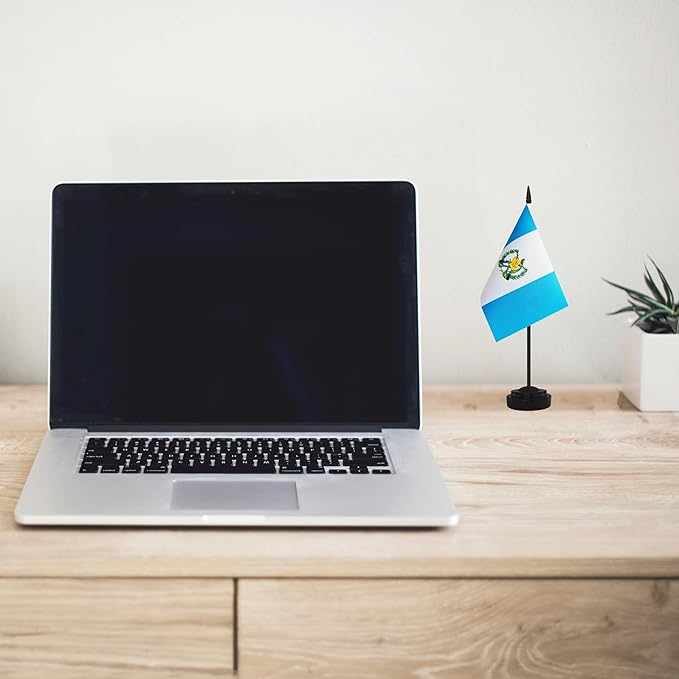 2 Pack Guatemala Desk Flag Set, Guatemalan Desktop Small Miniature Table Office - Image 5