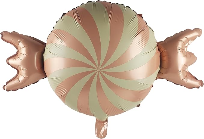 Matte 4D Sweet Candy Balloons Round Candy Foil Balloons by YOIOZAIZAI