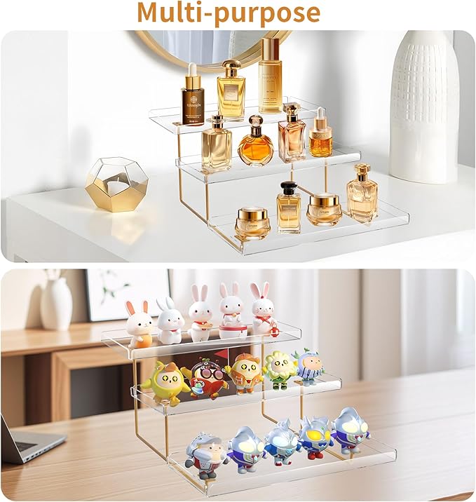 3 Tier Serving Tray Set for Entertaining, Acrylic Wedding Dessert Table Display - Image 6