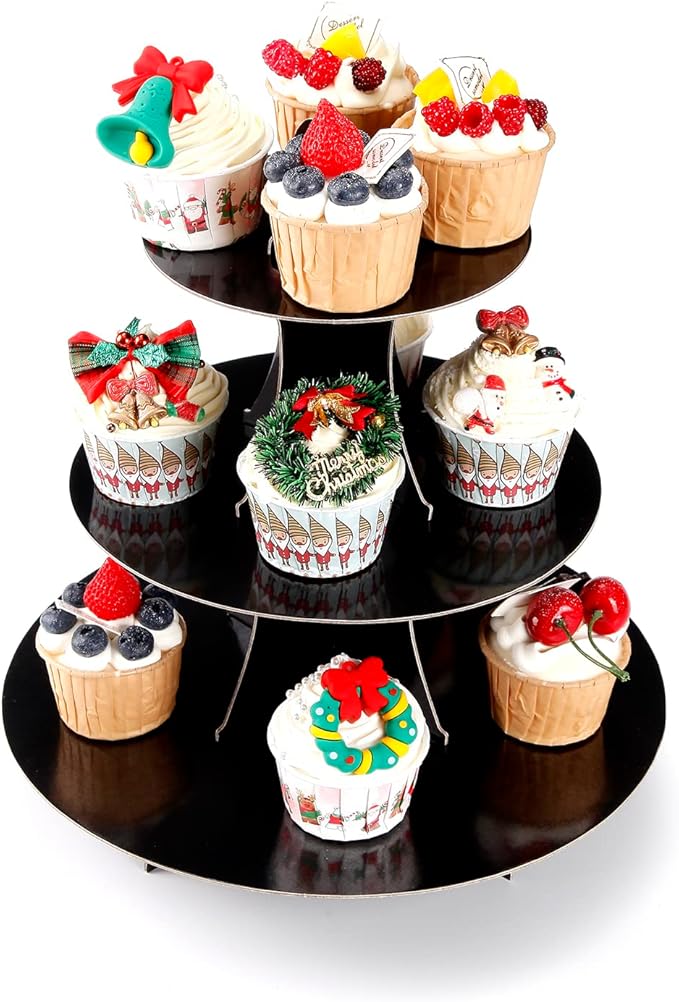 3-Tier Cupcake Stand, Cake Stand holder, Tiered DIY Cupcake Stand Tower - Image 2