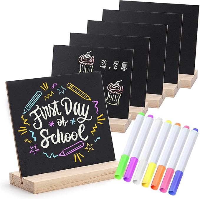 Double-Sided Small Chalkboard Signs by NVAAV