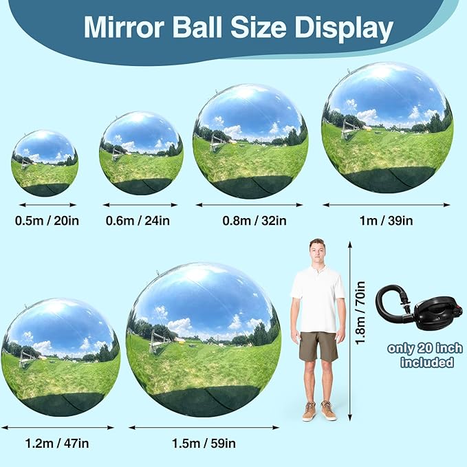 Inflatable Mirror Ball, Wedding Decor - Image 6