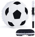 New Soccer Pinata Bundle with a Blindfold and Bat, Soccer Ball Pinata by Birchio