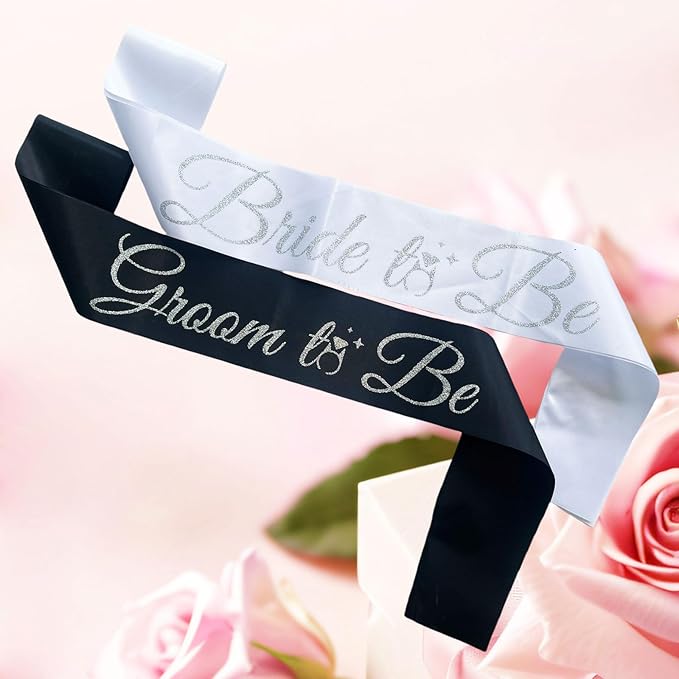 Bride Sash Bachelorette Party Bride and Groom to Be Sash - Image 2